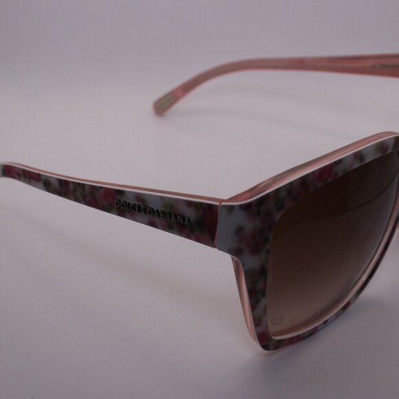 Dolce & Gabbana DG4077 Floral Print Oversized Square...
